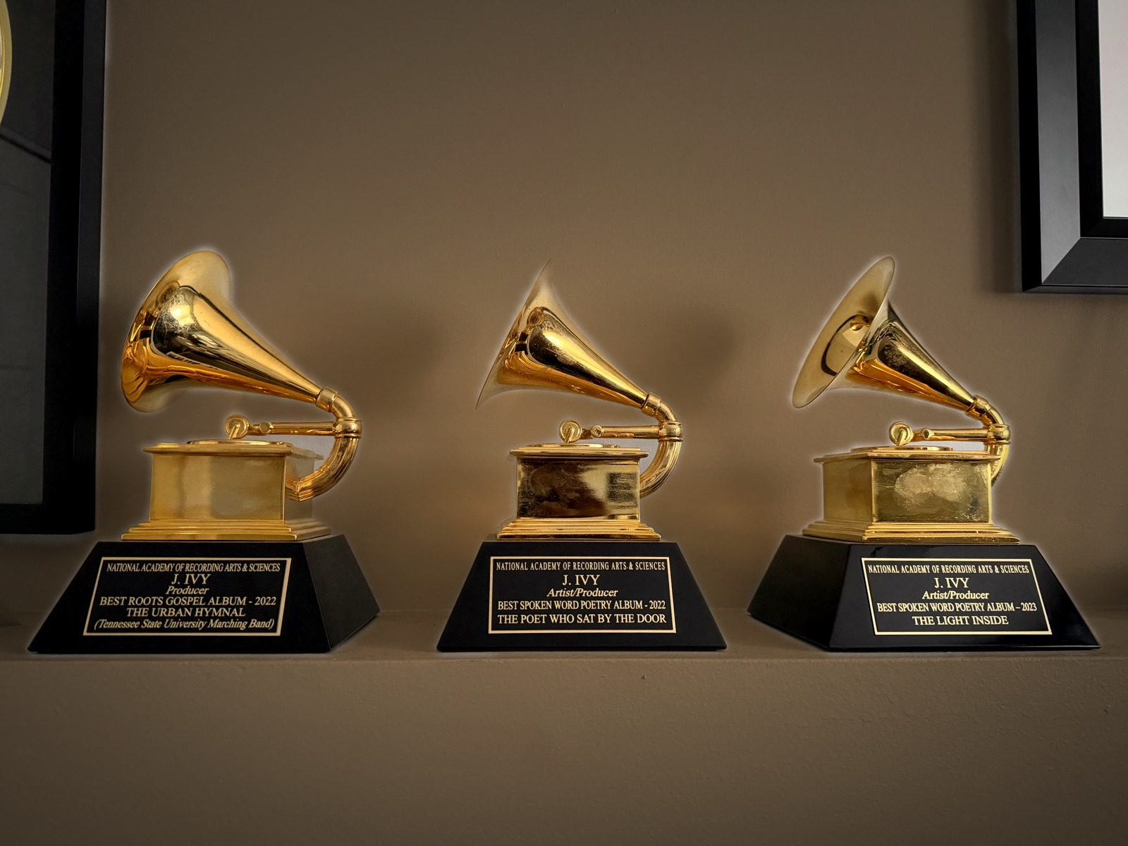 J. Ivy's three Grammy Awards